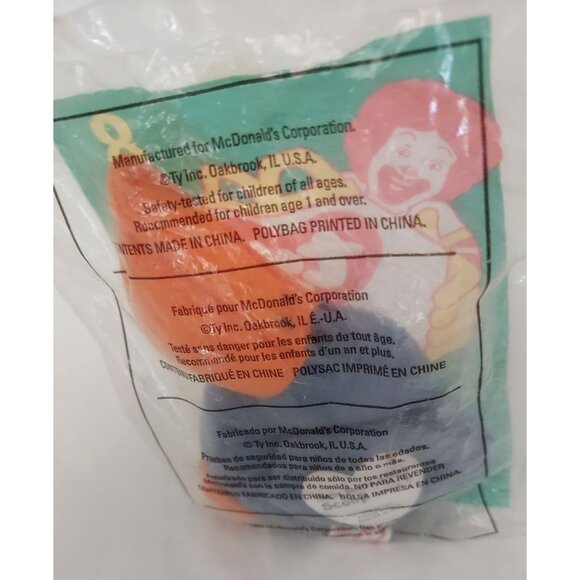 Ty Scoop the Pelican Teenie Beanie Babies (McDonalds Toy) Rare Sealed in Package - Picture 3 of 4